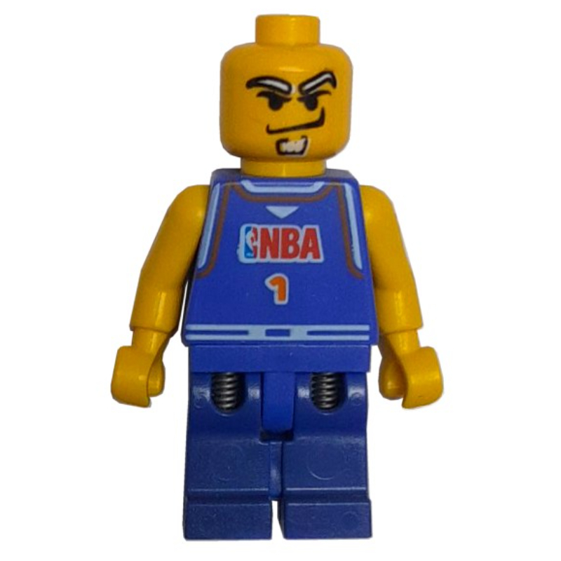 Joueur de basket-ball, torse violet, jambes violettes 1 (Basketball Player, Violet Torso, violet Legs 1)