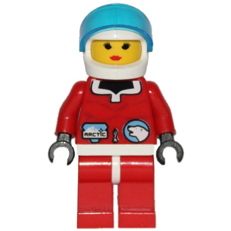 Équipage arctique, rouge, casque et visière (Arctic Crew, Red, Helmet and Visor)