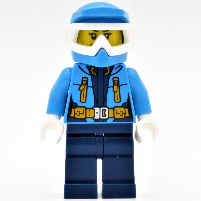 Explorateur arctique, casque de moto de saleté, lunettes de neige, femme (Arctic Explorer, Dirt Bike Helmet, Snow Goggles, Woman)