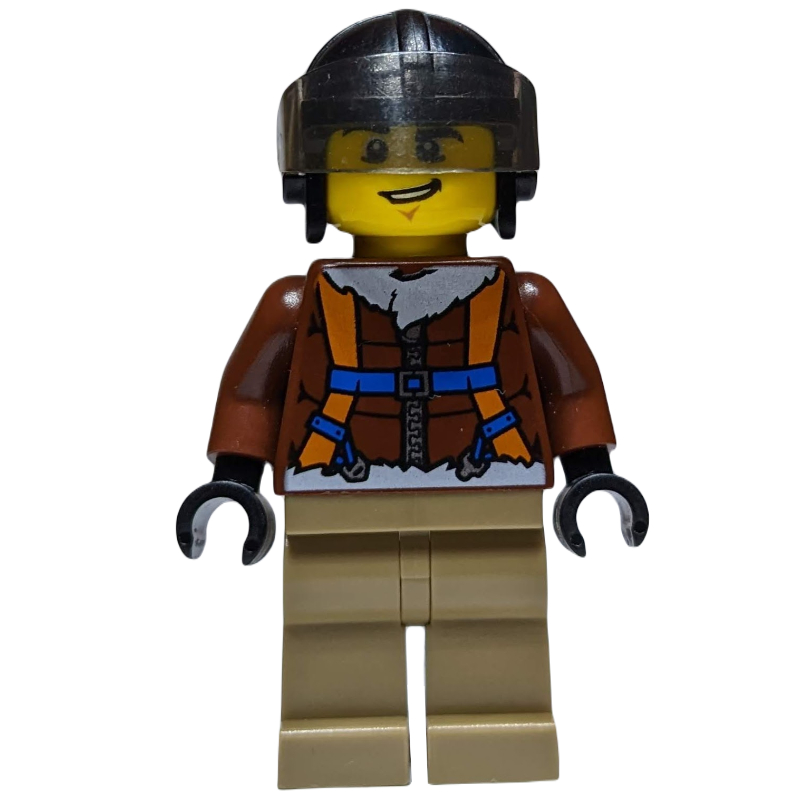 Explorateur arctique, pilote, casque noir (Arctic Explorer, Pilot, Black Helmet)