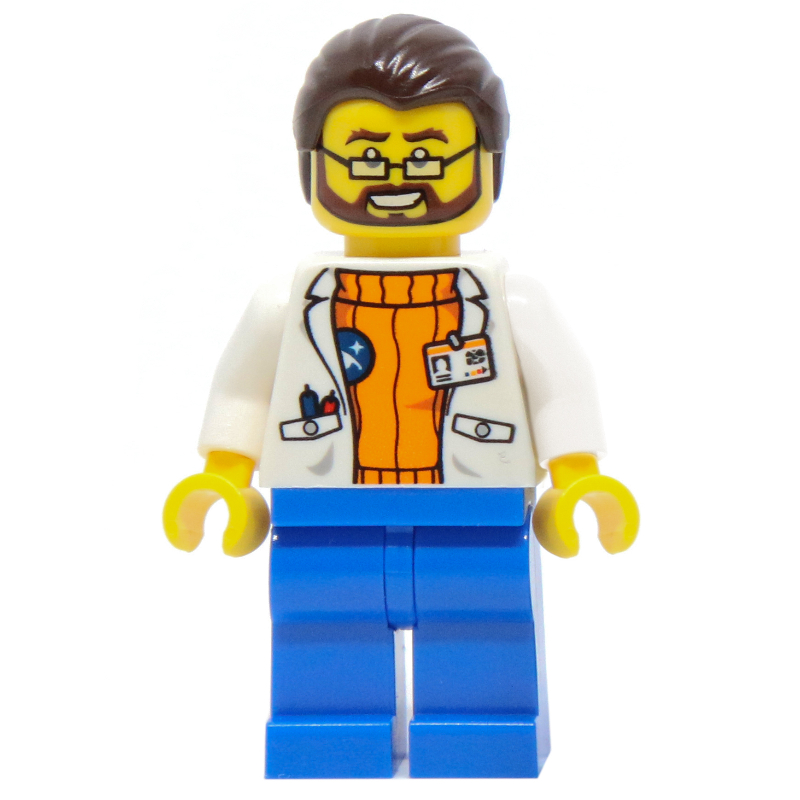 Explorateur arctique, scientifique, barbe (Arctic Explorer, Scientist, Beard)