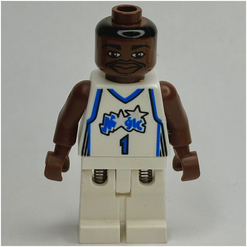 Tracy mcgrady, orlando magic #1, blanc (Tracy McGrady, Orlando Magic #1, White)