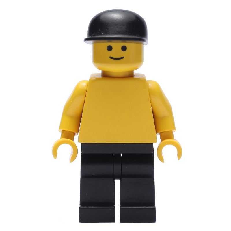 Torse jaune, jambes noires, casquette noire (Yellow Torso, Black Legs, Black Cap)