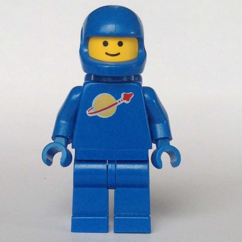 Astronaute classique, bleu avec des réservoirs d'air (2446 casque) (Classic Spaceman, Blue with Airtanks (2446 Helmet))