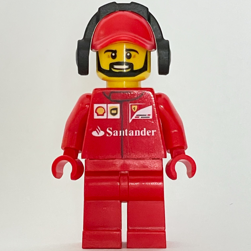 Membre d'équipage ferrari, barbe (Crew Member Ferrari, Beard)