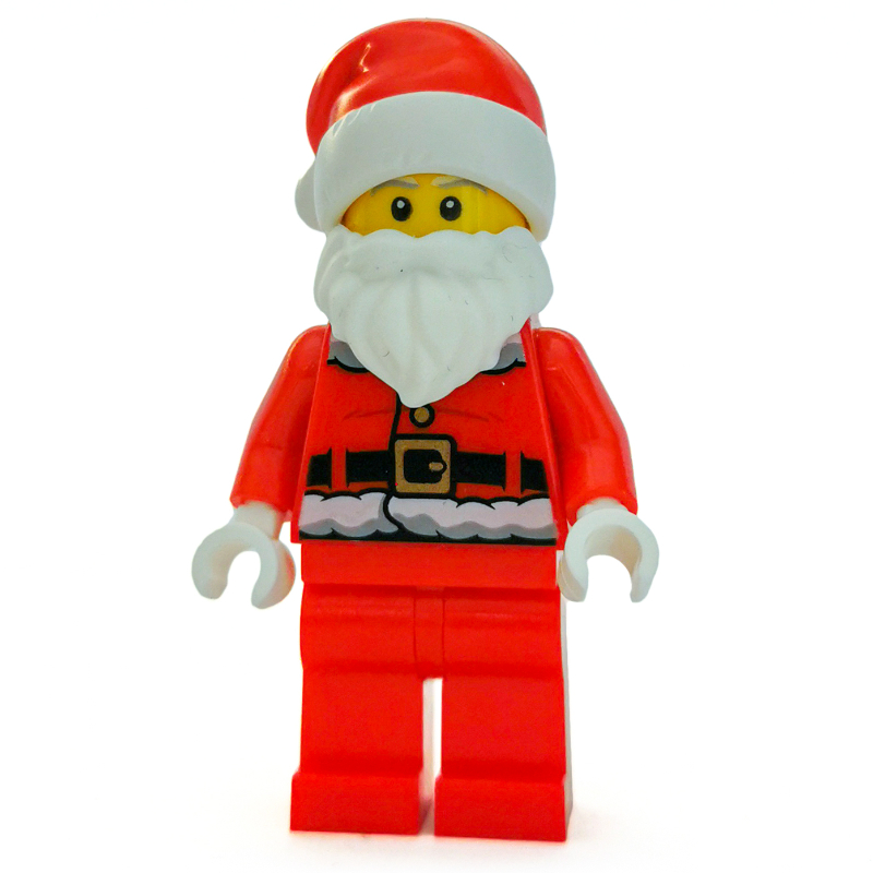 Père Noël, manteau et ceinture, jambes rouges unies, chapeau de père Noël (tête 3626c) (Santa, Coat and Belt, Plain Red Legs, Santa Hat (3626c Head))