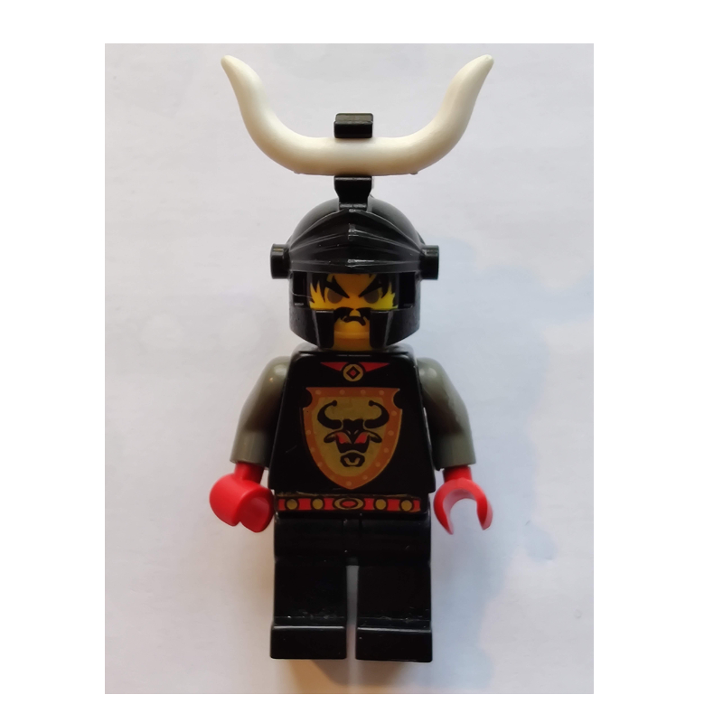 Chevalier (chevaliers royaume i) - cedric le taureau, casque noir, corne (Knight (Knights Kingdom I) - Cedric the Bull, Black Helmet, Horn)
