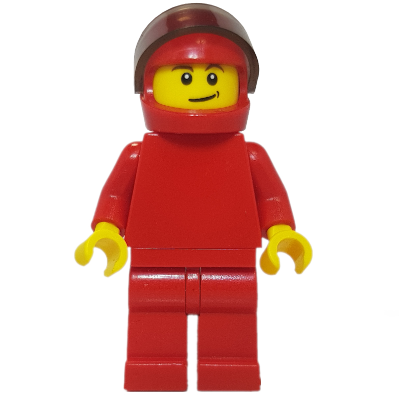 Crew, torse rouge, jambes rouges, casque rouge, ferrari (Pit Crew, Red Torso, Red Legs, Red Helmet, Ferrari)