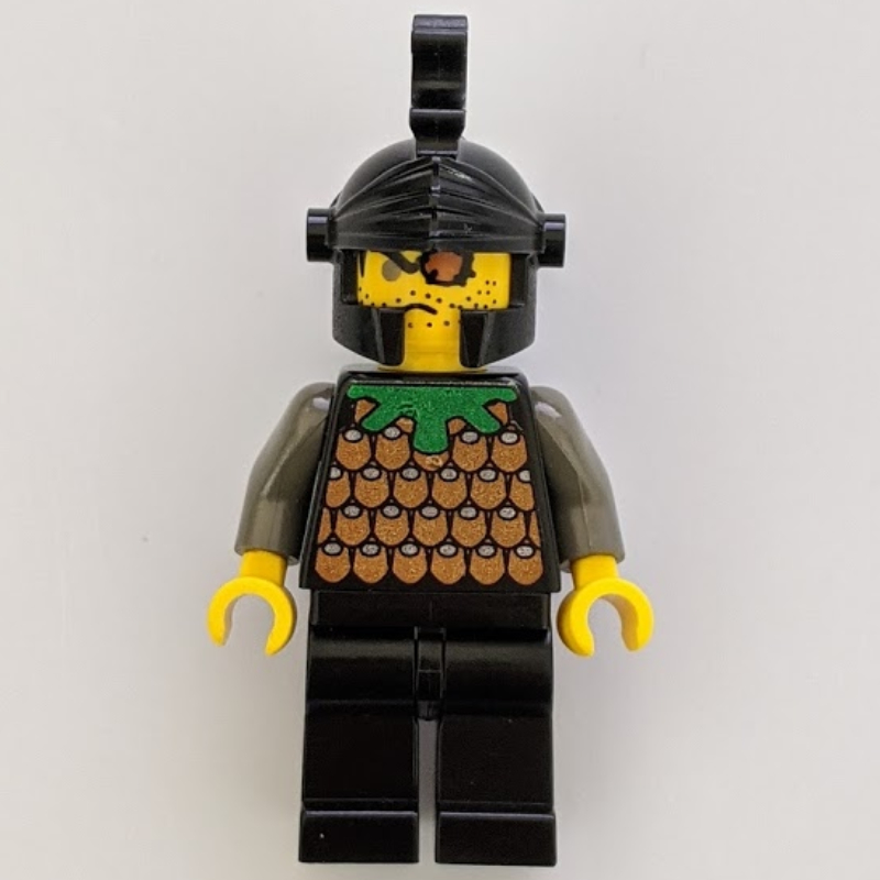 Chevalier (chevaliers royaume i) - gilbert le mauvais, casque noir (Knight (Knights Kingdom I) - Gilbert the Bad, Black Helmet)