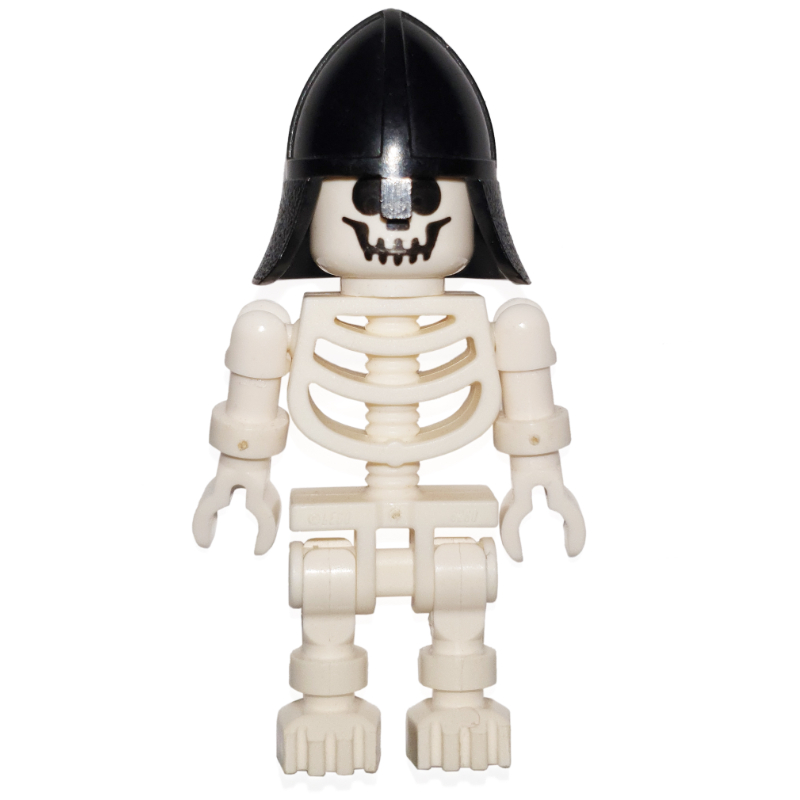Squelette, visage standard, casque avec protège-cou (Skeleton, Standard Face, Helmet with Neck-Protector)