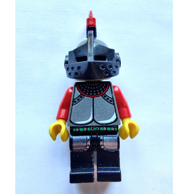 Chevalier (chevaliers royaume i) - assiette sur pattes, plume rouge (Knight (Knights Kingdom I) - Plate on Legs, Red Plume)