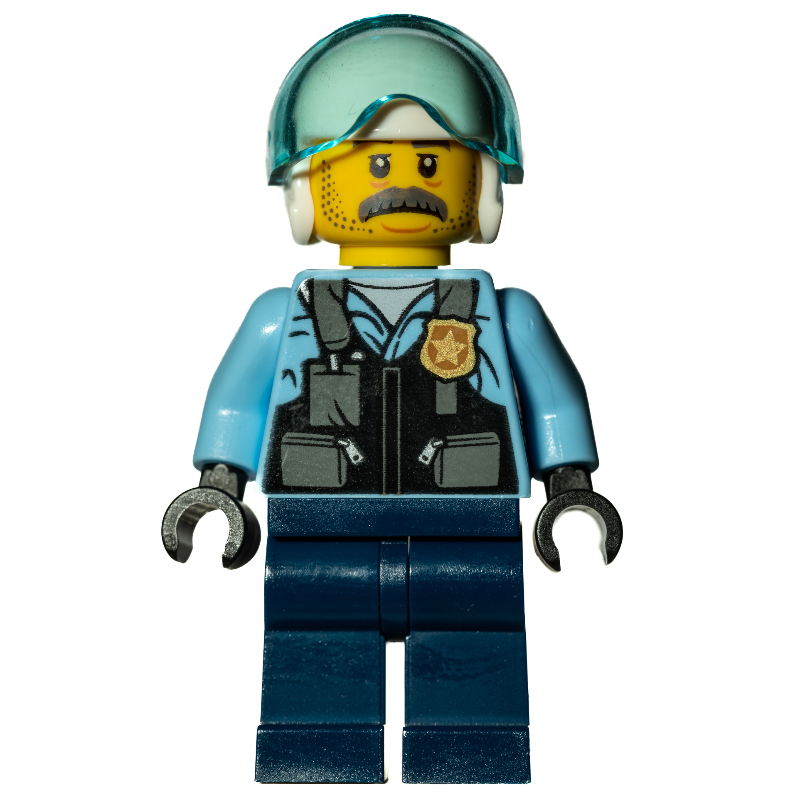 Sam grizzled, casque et visière (Sam Grizzled, Helmet and Visor)