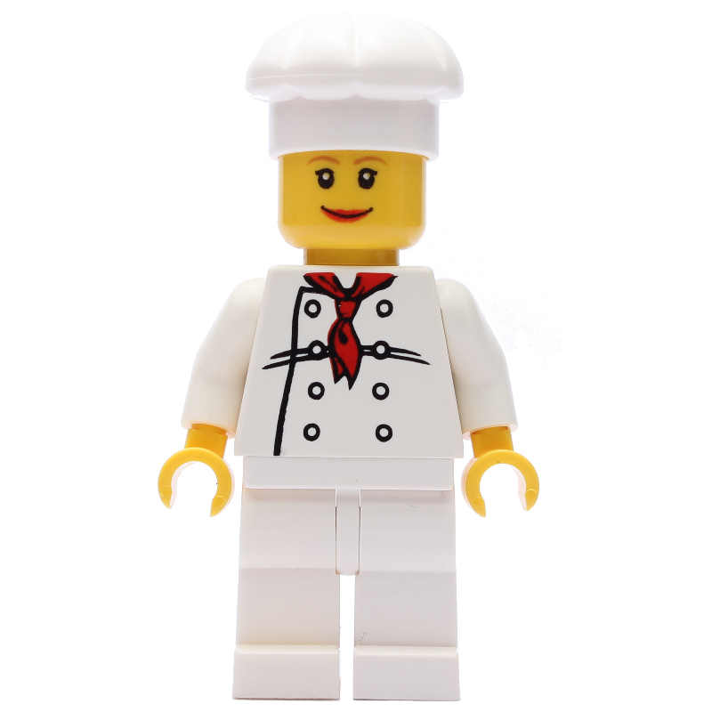 Chef, femme, foulard rouge (Chef, Woman, Red Neckerchief)