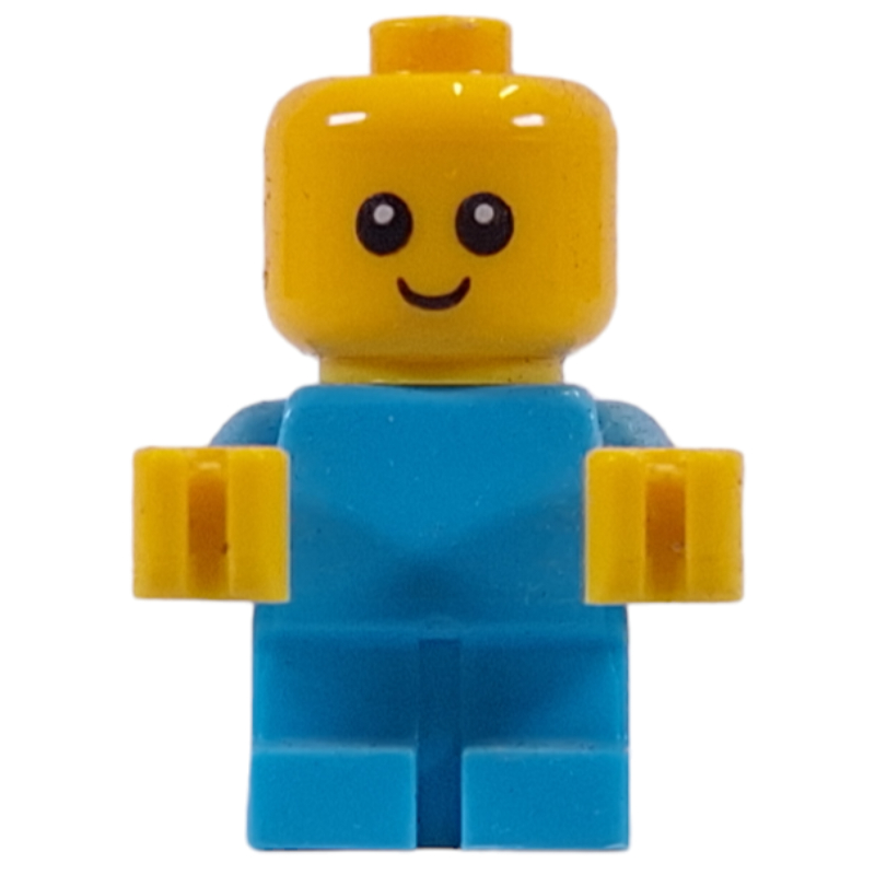 Bébé, corps azur moyen (Baby, Medium Azure Body)