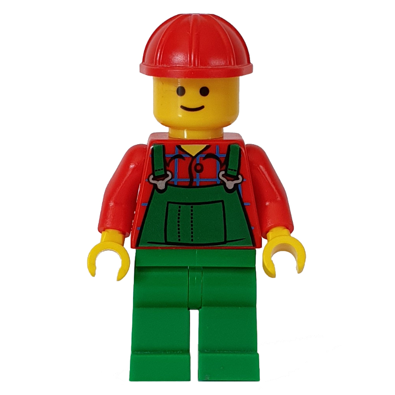 Torse rouge, vert ensemble, chapeau rouge (Red Torso, Green Overall, Red Hat)