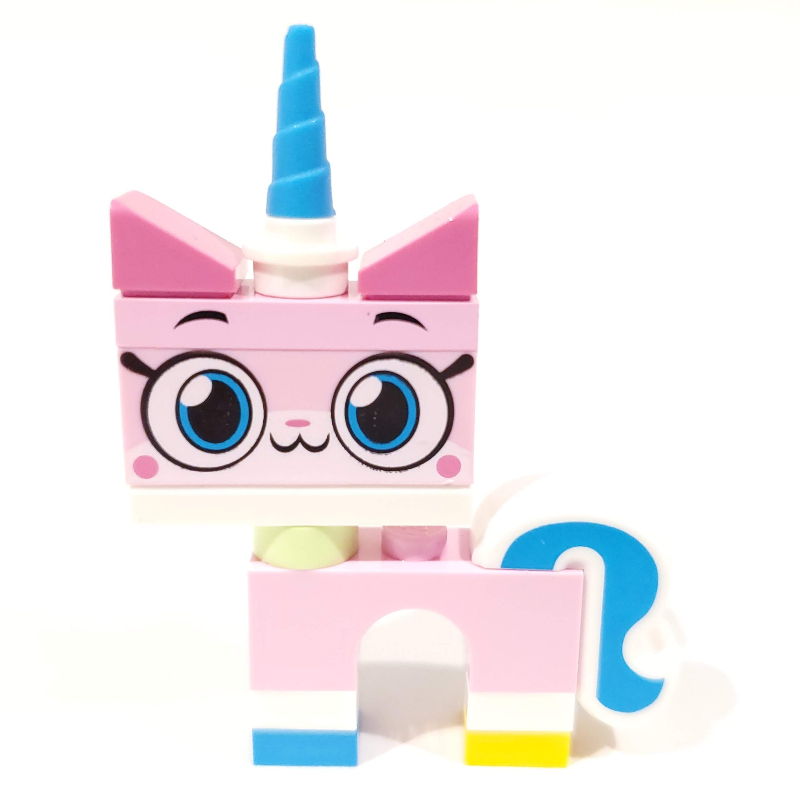 Unikitty, pied azur foncé, bouche fermée (Unikitty, Dark Azure Foot, Closed Mouth)