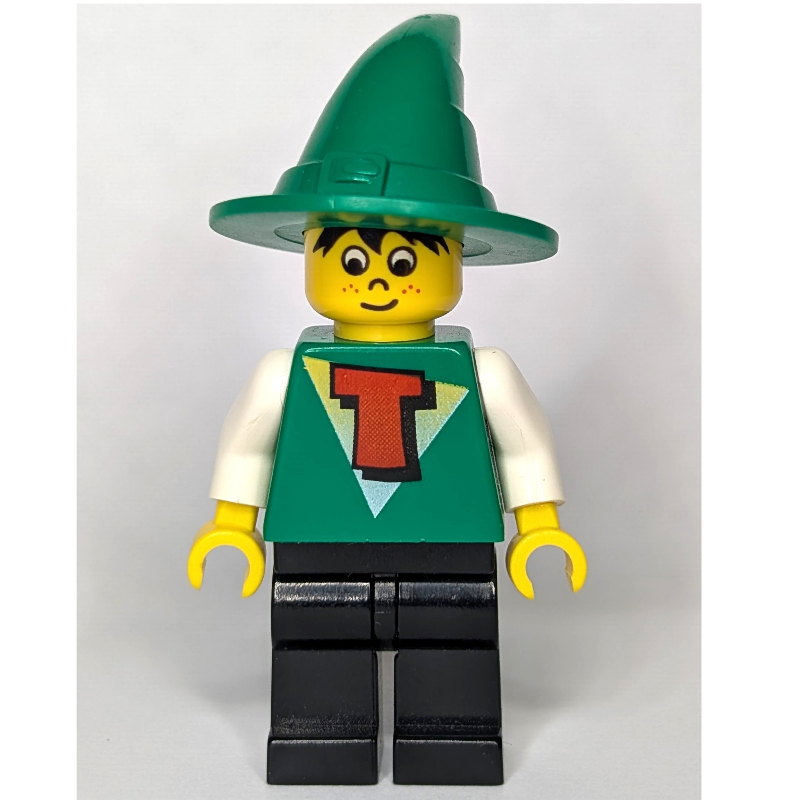 Timmy - chapeau de magicien vert, jambes noires (Timmy - Green Wizard Hat, Black Legs)