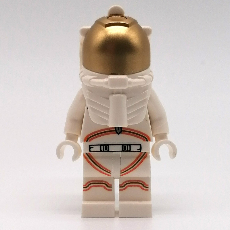 Astronaute - torse et jambes blancs, garniture orange (Astronaut - White Torso and Legs, Orange Trim)