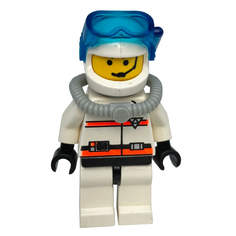 Res-q homme, casque avec masque, bouteilles d’air, casque (Res-Q Man, Helmet with Mask, Airtanks, Headset)