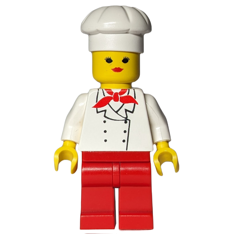 Cuisinière, foulard rouge, jambes rouges (Chef, Woman, Red Neckerchief, Red Legs)