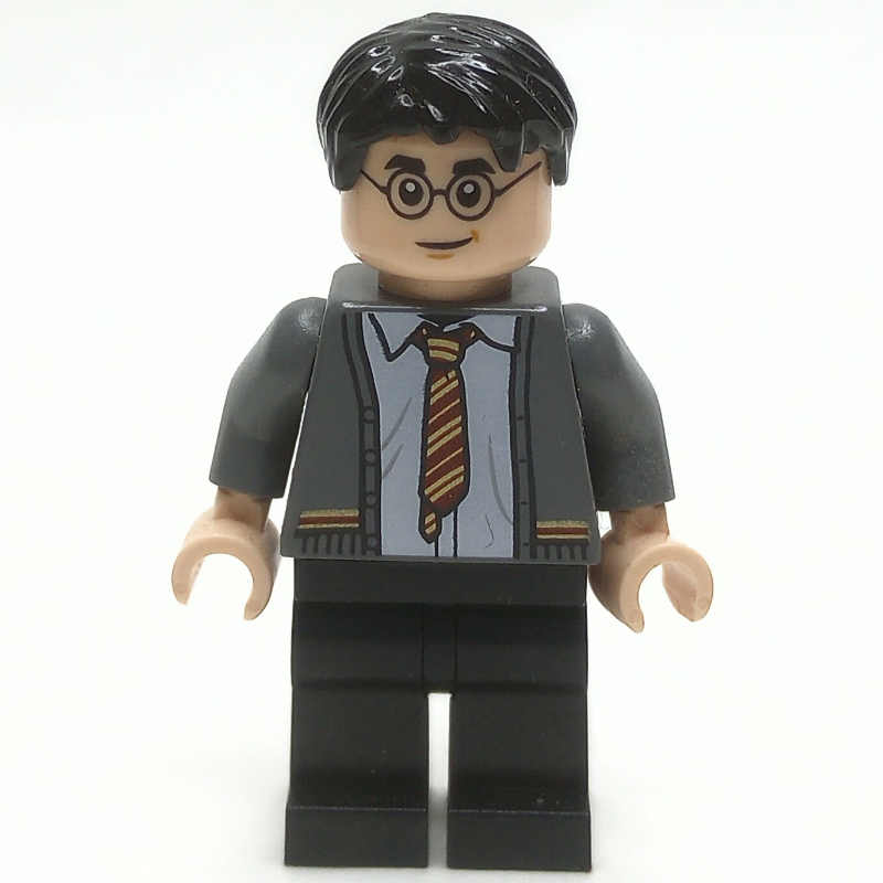 Harry Potter, chandail ouvert gryffondor avec cravate (Harry Potter, Open Gryffindor Sweater with Tie)