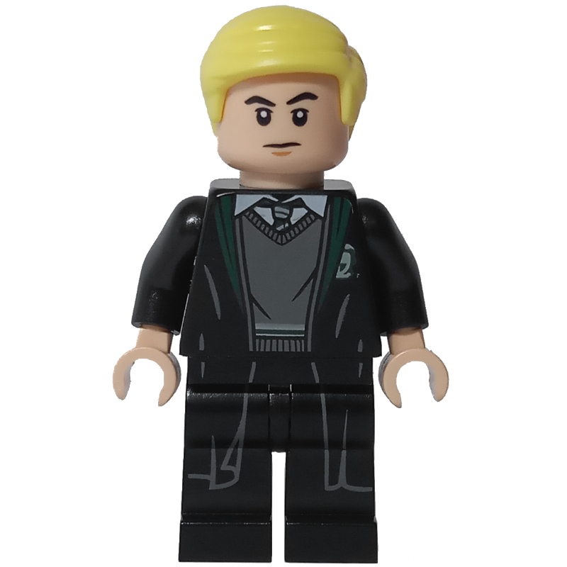 Drago Malefoy, longues robes ouvertes sur un pull en Serpentard (Draco Malfoy, Open Long Robes over Slytherin Sweater)