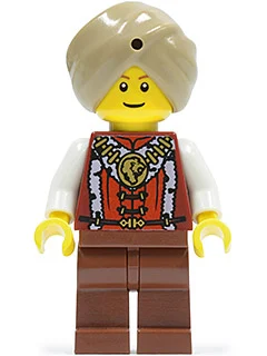 Charmeur de serpent, turban brun foncé, sourcils brun rougeâtre (Snake Charmer, Dark Tan Turban, Reddish Brown Eyebrows)