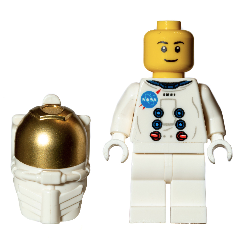 Nasa apollo 11 astronaute - droit sourire (NASA Apollo 11 Astronaut - Straight Smile)