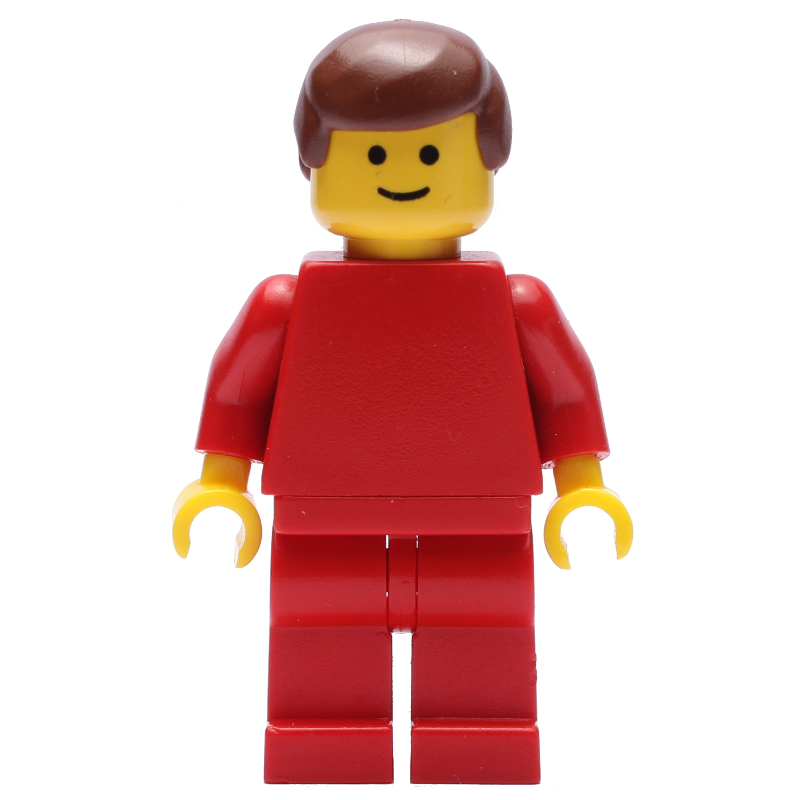 Torse rouge, jambes rouges, cheveux brun rougeâtre (Red Torso, Red Legs, Reddish Brown Hair)