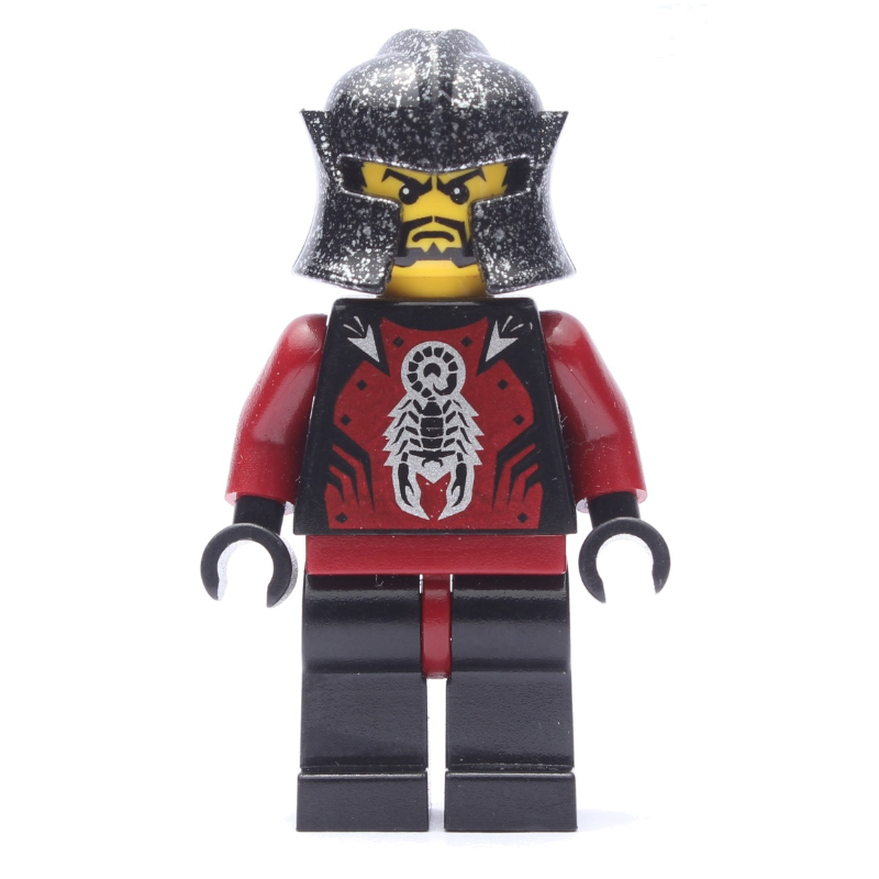 Chevalier de l'ombre, casque noir-argent moucheté (Shadow Knight, Speckle Black-Silver Helmet)