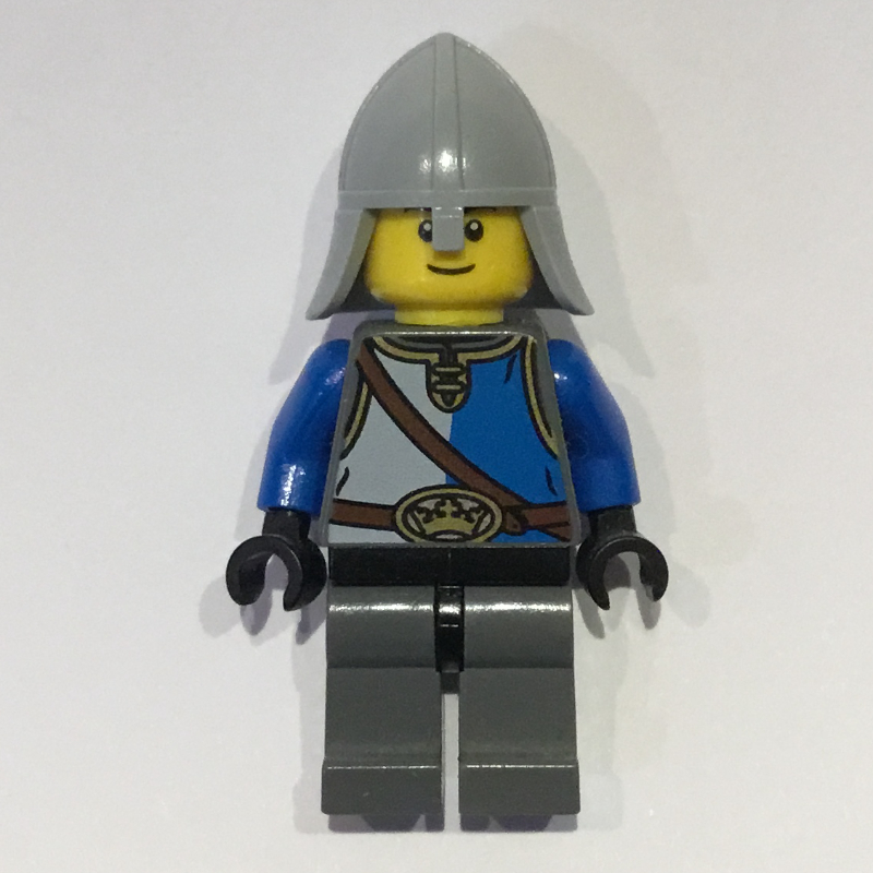 Chevalier, bleu et blanc (statue de magasin LEGO) (Knight, Blue and White (LEGO Store Statue))