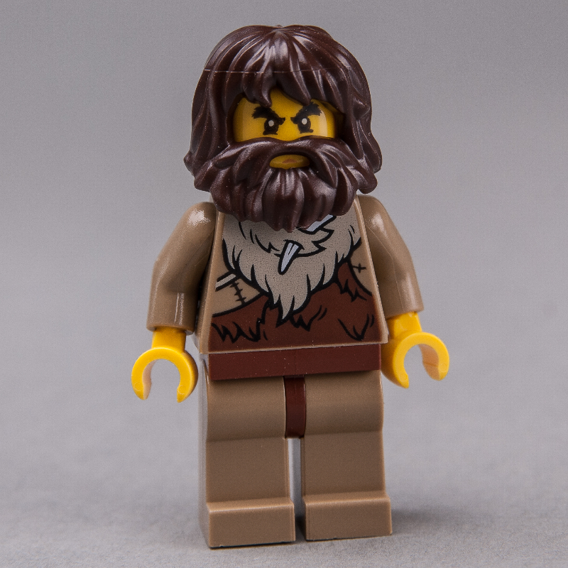 Homme de caverne, exposition de musée (Cave Man, Museum Exhibit)