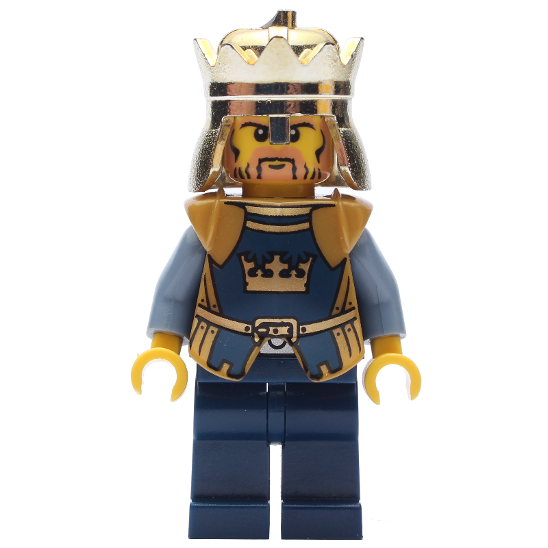Roi, armure et couronne d'or (King, Gold Armor and Crown)