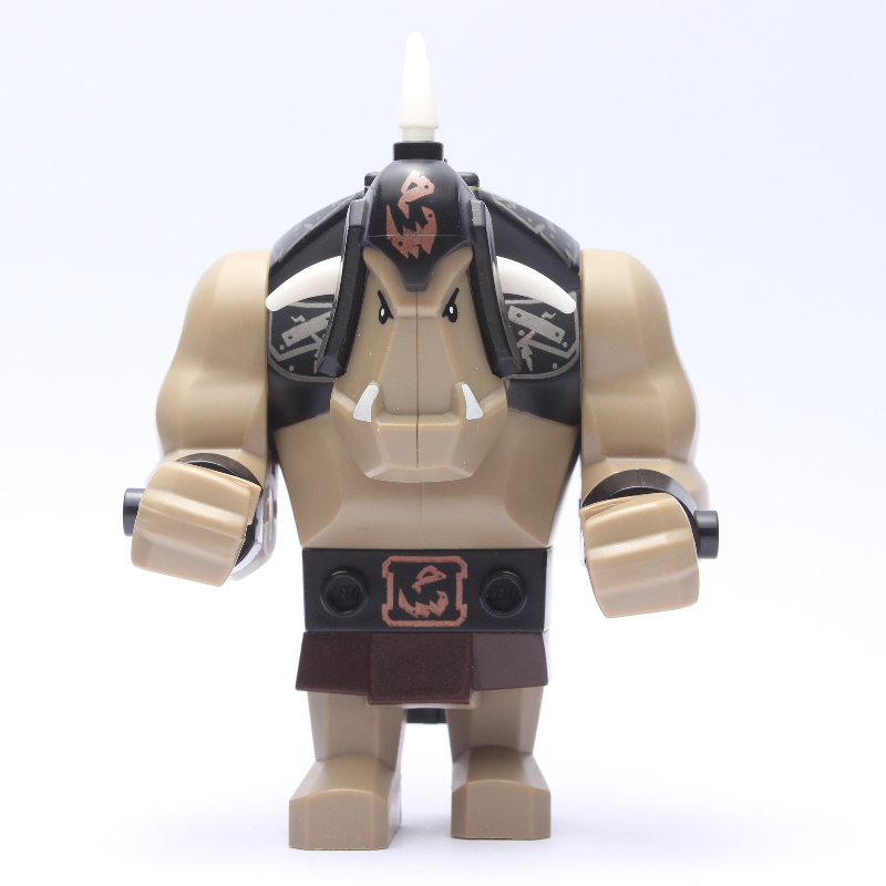 Troll, beige foncé avec tatouages (grosse figue) (Troll, Dark Tan with Tattoos (Big Fig))