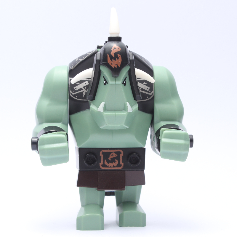 Troll, sable vert avec des tatouages (grosse figue) (Troll, Sand Green with Tattoos (Big Fig))