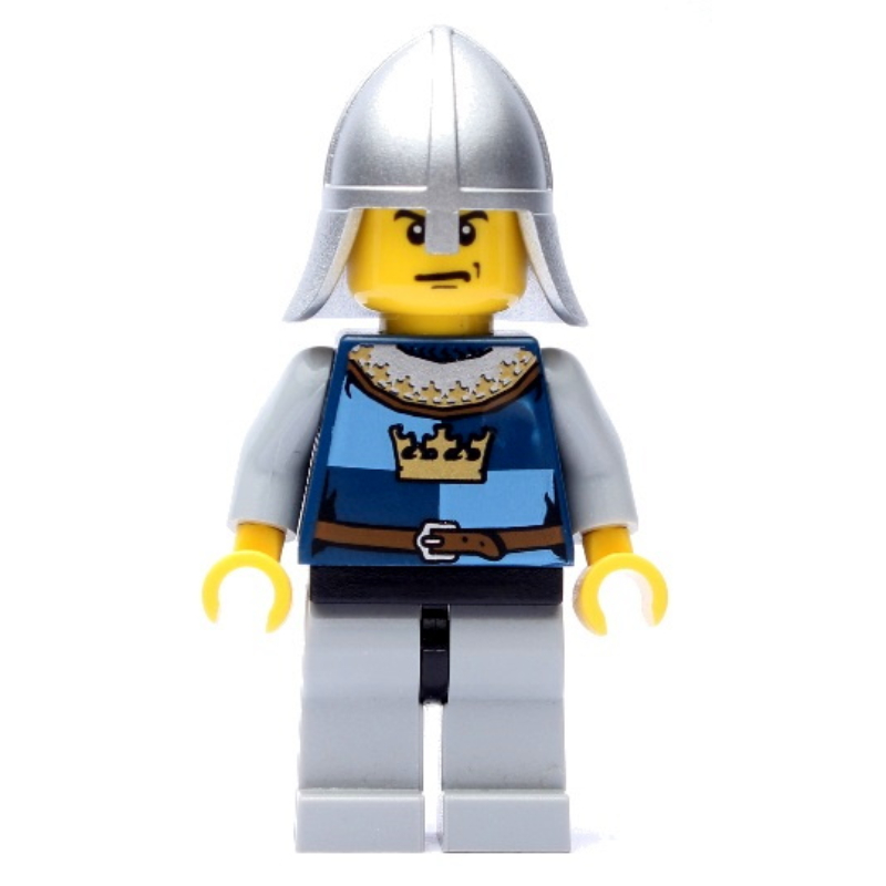 Chevalier, bleu foncé, casque (Knight, Dark Blue, Helmet)