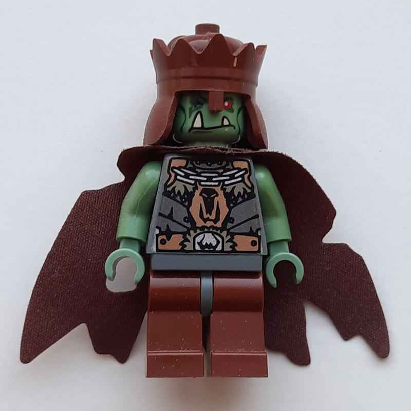 Troll king, couronne brun rougeâtre (Troll King, Reddish Brown Crown)