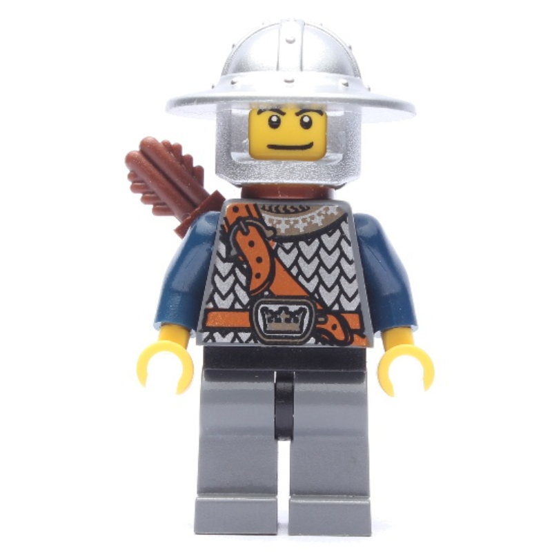 Chevalier, archer avec casque à grand bord, carquois (Knight, Archer with Wide Brim Helmet, Quiver)