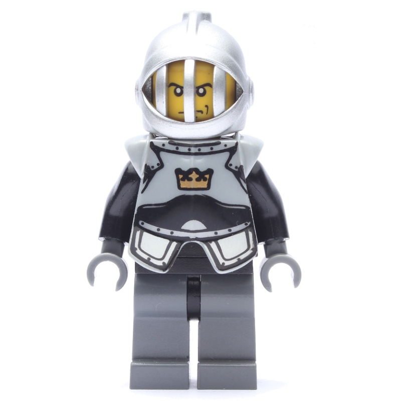 Chevalier, noir, armure, casque avec calandre (Knight, Black, Armor, Helmet with Grille)