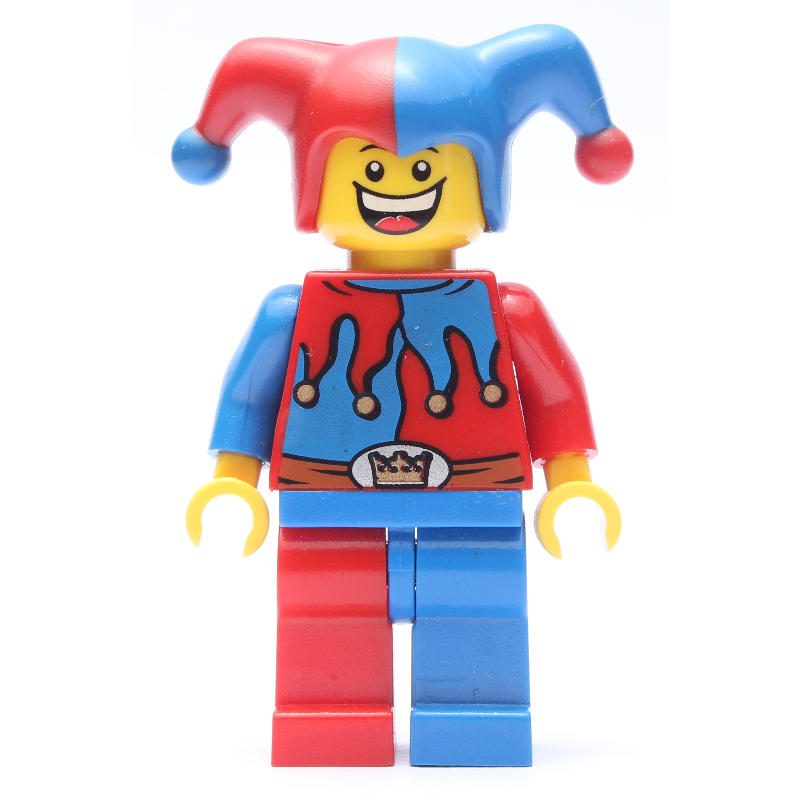 Bouffon, rouge et bleu (Jester, Red and Blue)