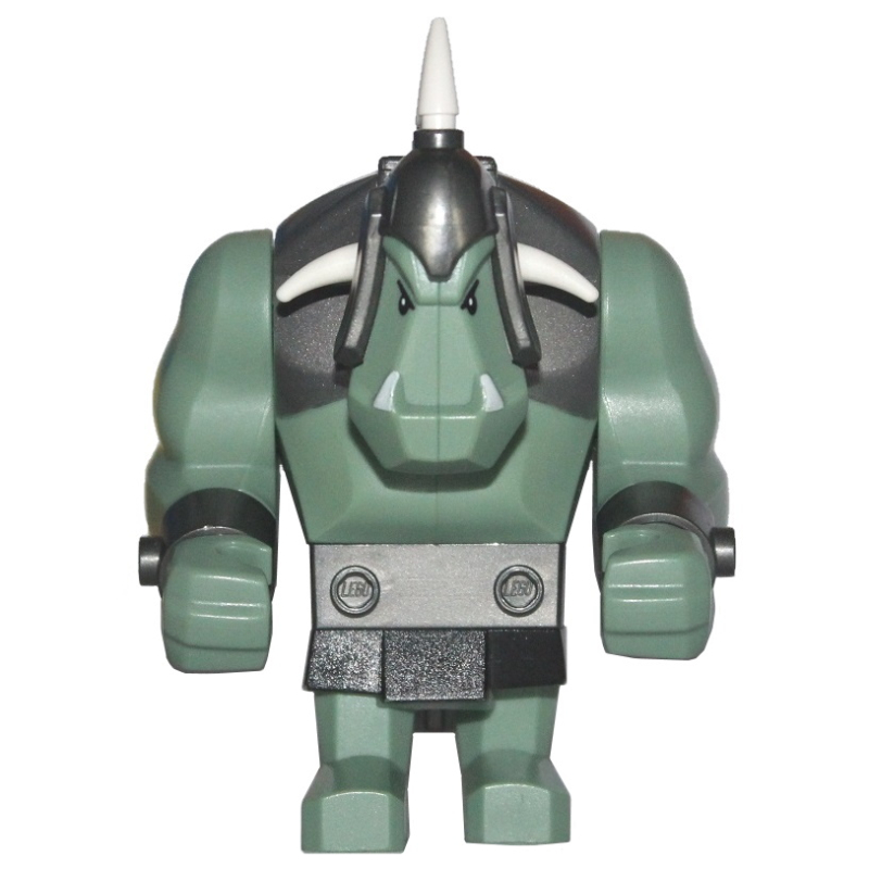 Troll, vert sable avec 5 cornes blanches (grosse figue) (Troll, Sand Green with 5 White Horns (Big Fig))