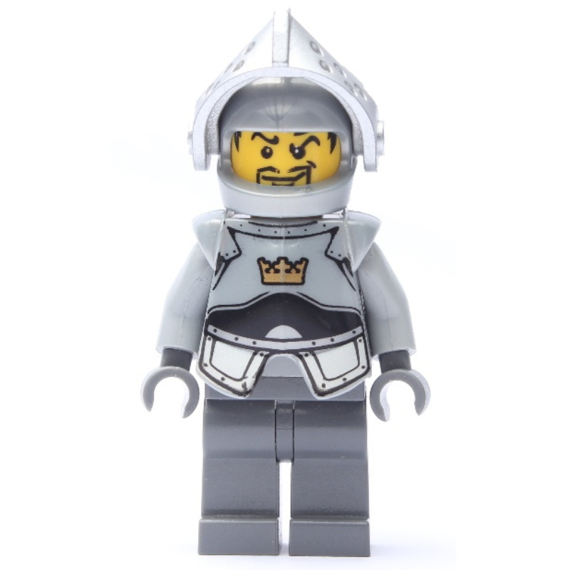 Chevalier, gris, armure, casque avec visière (Knight, Gray, Armor, Helmet with Visor)
