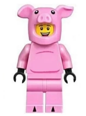 Homme, costume de cochon (Man, Pig Costume)