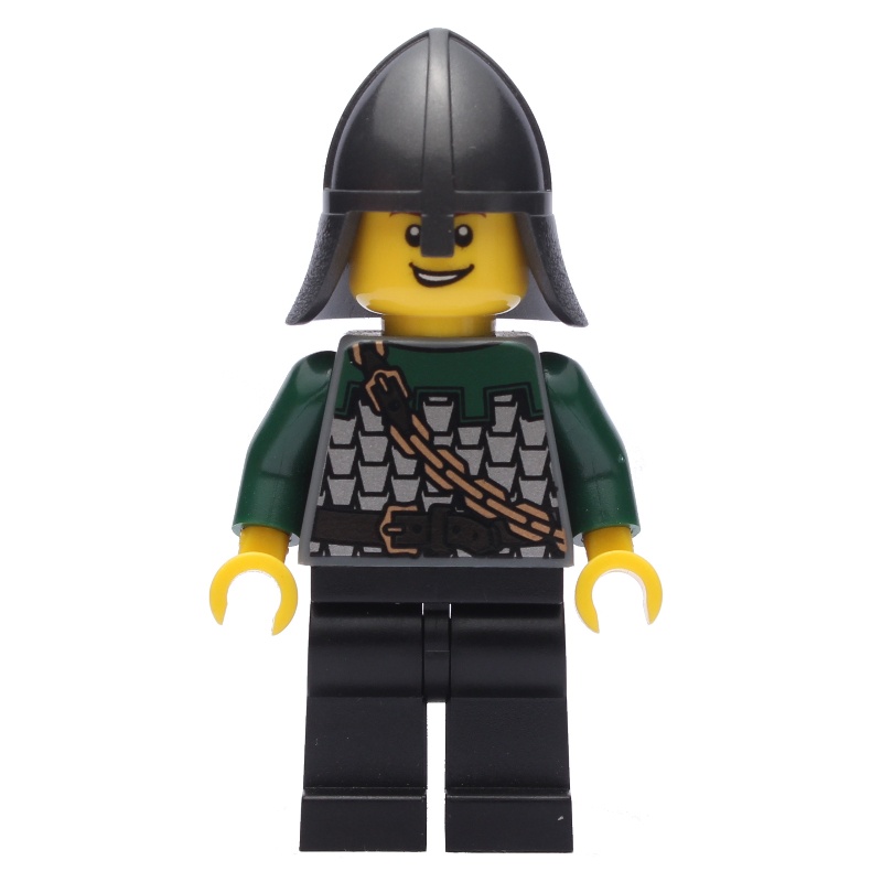 Chevalier dragon, vert foncé, casque (Dragon Knight, Dark Green, Helmet)
