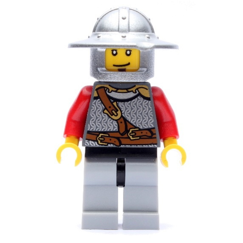 Chevalier lion, casque grand bord, soul-patch (Lion Knight, Wide Brim Helmet, Soul-patch)