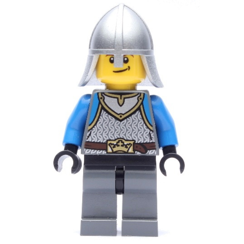 Chevalier, bleu, casque (Knight, Blue, Helmet)