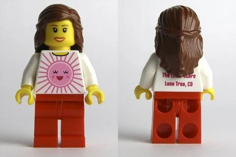 Torse blanc, jambes rouges, cheveux bruns rougeâtres - lonetree (White Torso, Red Legs, Reddish Brown Hair - LoneTree)