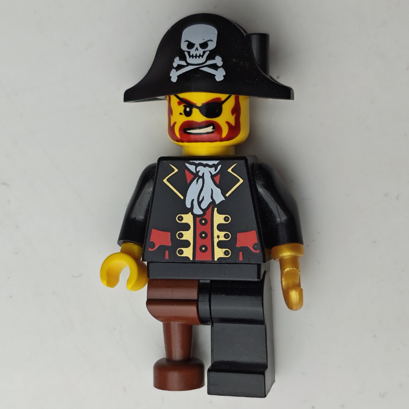 Pirate - torse noir, jambe noire, jambe de cheville - nashville (Pirate - Black Torso, Black Leg, Peg Leg - Nashville)