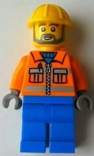 Torse orange, jambes bleues, chapeau jaune - peabody (Orange Torso, Blue Legs, Yellow Hat - Peabody)