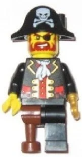 Pirate - torse noir, jambe noire, jambe cheville - vancouver (Pirate - Black Torso, Black Leg, Peg Leg - Vancouver)